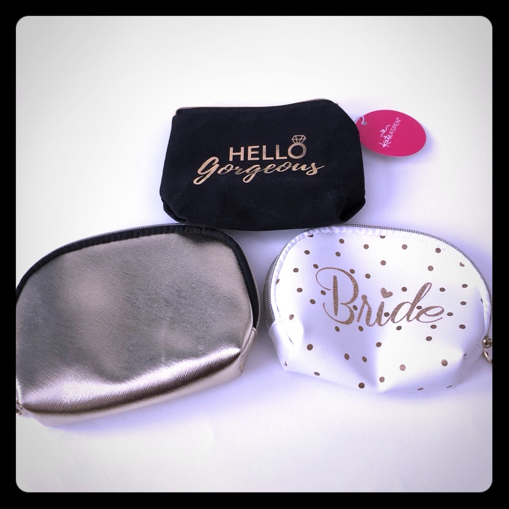 Kate Aspen Hello Gorgeous Bridal Cosmetic Bags